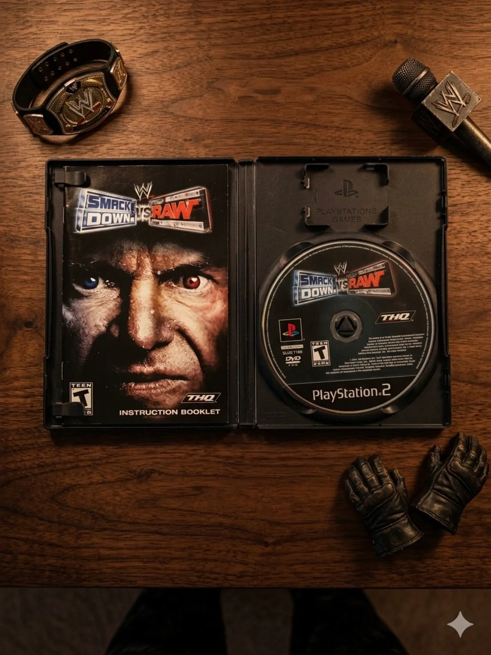 WWE SmackDown! vs. Raw (Sony PlayStation 2, 2004) PS2 CIB - Tested